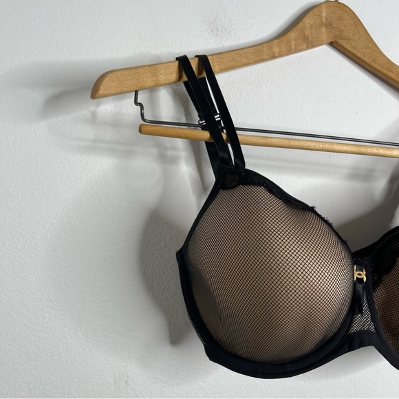 Freya Black Mesh Bra - Picture 7 of 16